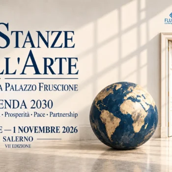 Locandina Le Stanze dell&rsquo;Arte 2026 a Palazzo Fruscione a Salerno
